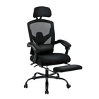 Silla de oficina ergonómica de malla con respaldo alto, soporte lumbar, silla de escritorio para ordenador