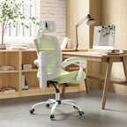 Silla de oficina ergonómica de malla con respaldo alto, soporte lumbar, silla de escritorio para ordenador