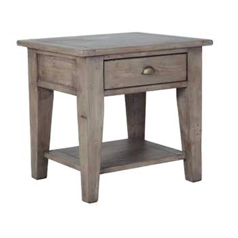 Mesa auxiliar de madera recuperada - Varios colores