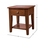 Mesa auxiliar de madera recuperada - Varios colores