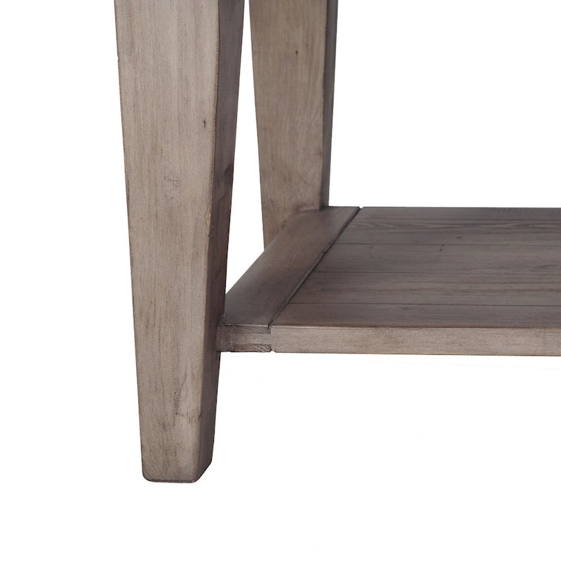 Mesa auxiliar de madera recuperada - Varios colores