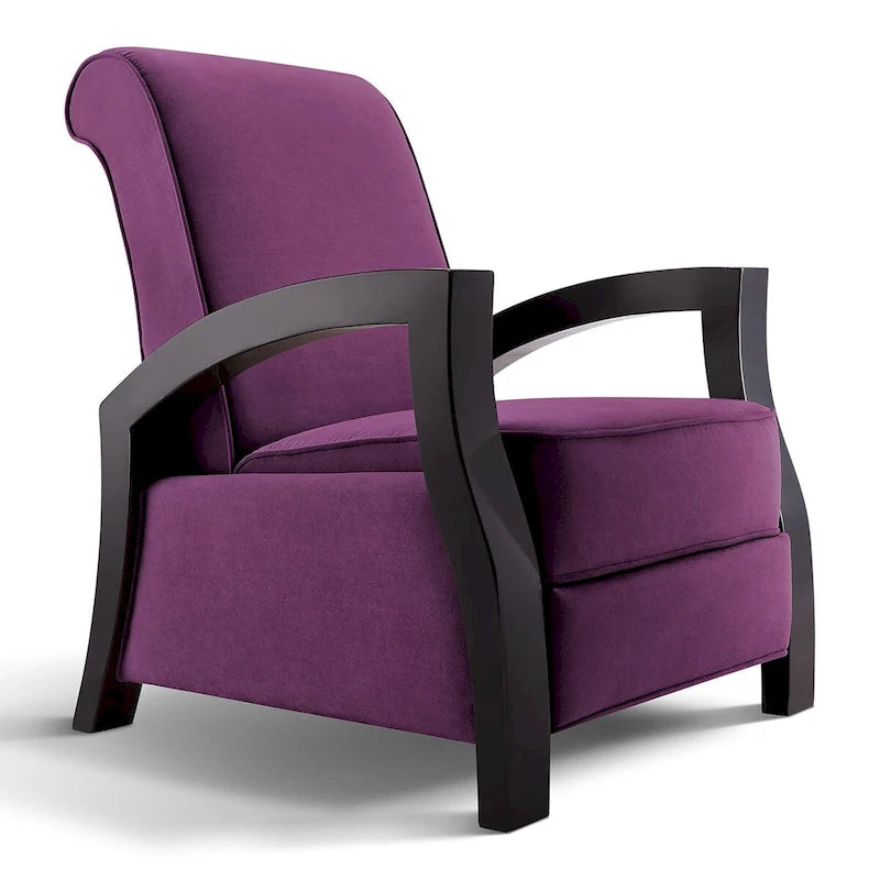 Sillón Reclinable de Microterciopelo Morado