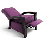 Sillón Reclinable de Microterciopelo Morado