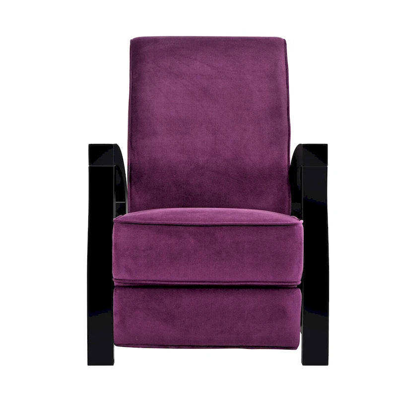 Sillón Reclinable de Microterciopelo Morado