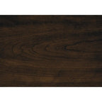 Banco de 43 pulgadas, tapicería de chenilla gris, patas de madera maciza color nogal